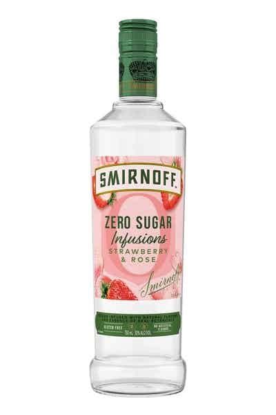 Smirnoff Zero Sugar Infusions Strawberry & Rose logo