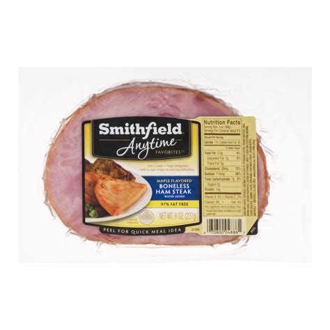 Smithfield Anytime Boneless Ham Steak commercials