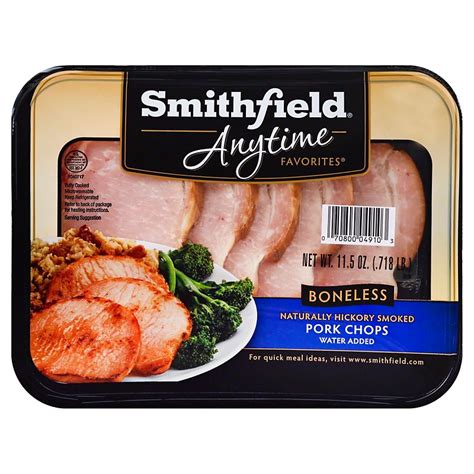 Smithfield Anytime Boneless Pork Chops logo