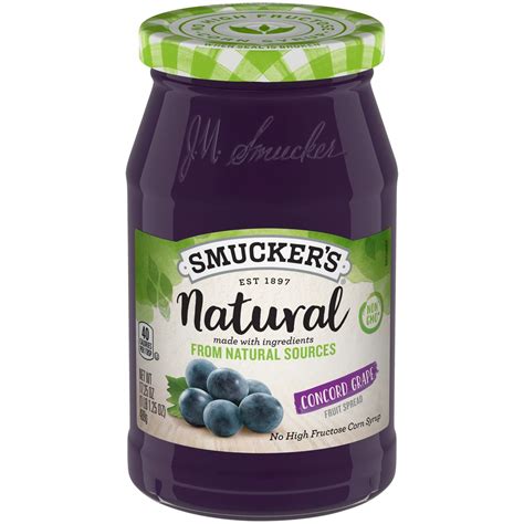 Smucker's Natural Grape Concord logo