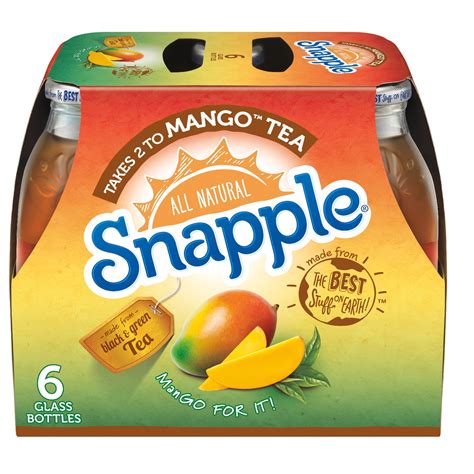 Snapple Takes 2 to Mango Tea logo