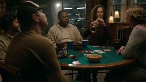 Snickers Bites TV Spot, 'Poker Night' Featuring Kenny G featuring Derek Reckley