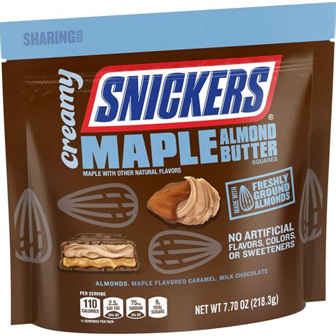 Snickers Creamy Maple Almond Butter logo