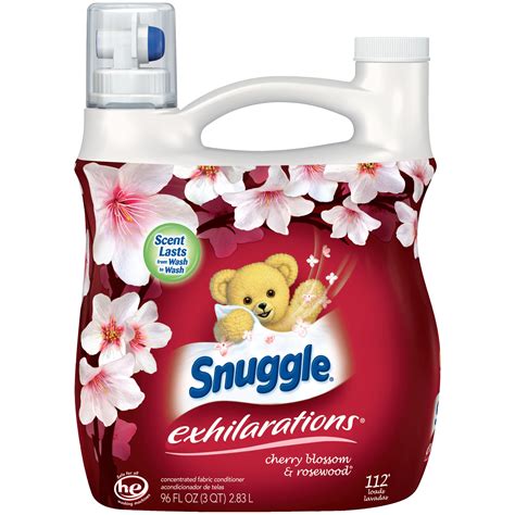 Snuggle Exhilarations Fabric Softener Cherry Blossom & Rosewood logo