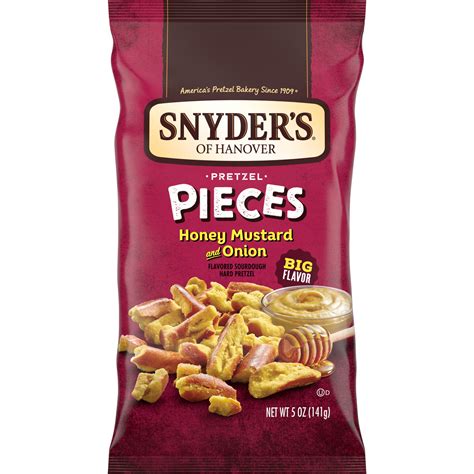 Snyder's of Hanover Honey Mustard And Onion Pretzel Pieces commercials