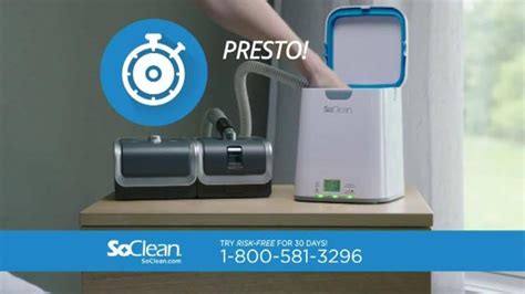 SoClean TV Spot, 'Automated CPAP Sanitizer' featuring Michael Anthony Johnson