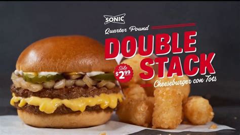 Sonic Drive-In Carhop Classic - Quarter Pound Double Cheeseburger commercials