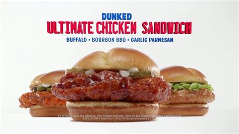 Sonic Drive-In Garlic Parmesan Dunked Ultimate Chicken Sandwich commercials