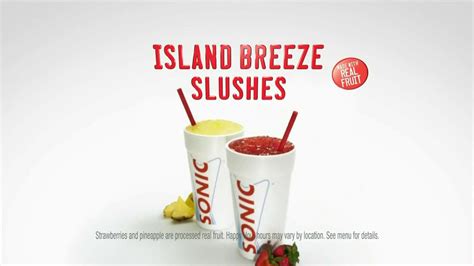 Sonic Drive-In TV commercial - Island Breeze Slushes
