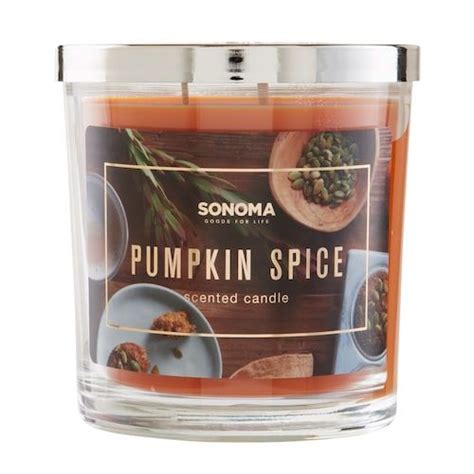 Sonoma Goods for Life Pumpkin Spice 14-oz. Candle Jar logo