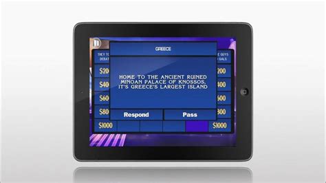Sony Pictures TV Commercial For Jeopardy Tablet App created for Sony Pictures Television