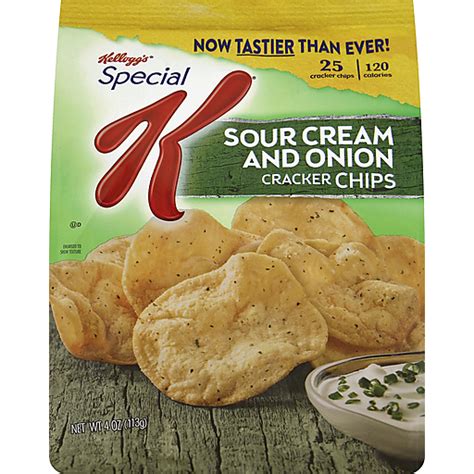 Special K Cracker Chips: Sour Cream and Onion logo