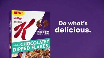 Special K Dipped Chocolatey Dipped Flakes With Almonds TV commercial - Delicious
