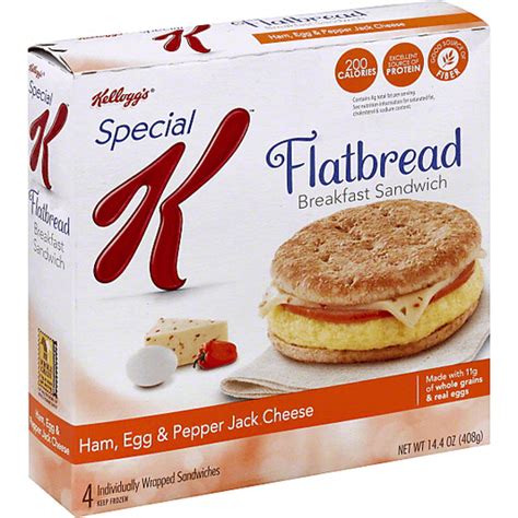Special K Flatbread Breakfast Sandwich: Ham, Egg & Pepper Jack Cheese commercials