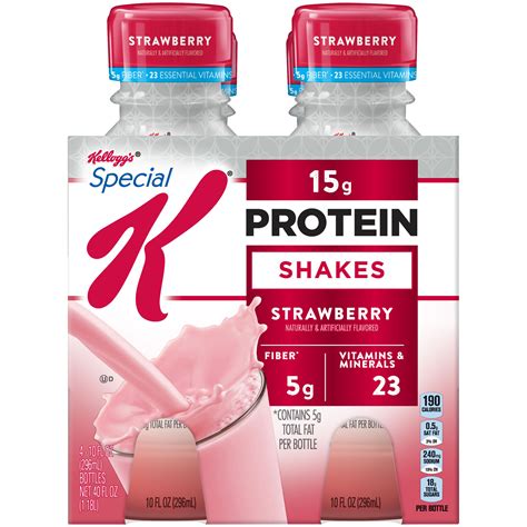 Special K Strawberry Protein Shakes