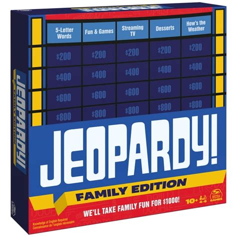 Spin Master Games Jeopardy! Family Edition commercials