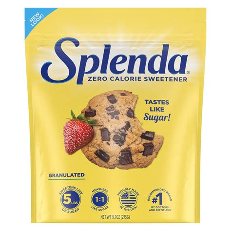 Splenda No Calorie Sweener: Granulated logo