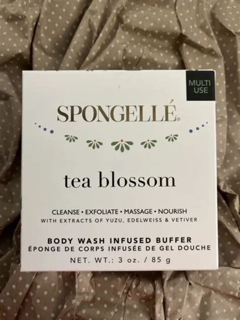 Spongellé Tea Blossom Body Wash Infused Buffer logo