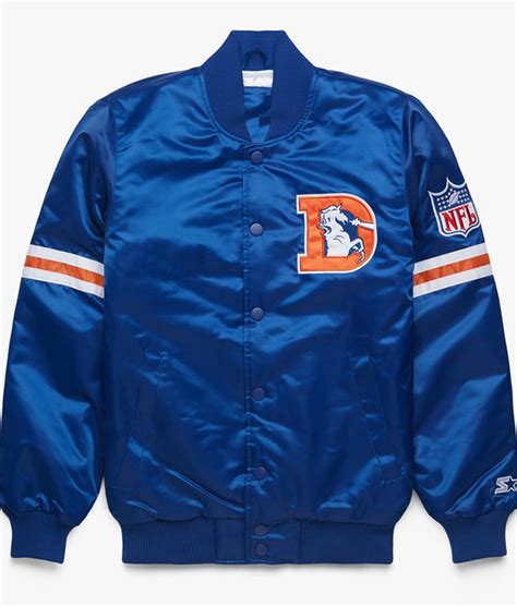 Sports Illustrated Officially Licensed Denver Broncos Team Jacket logo