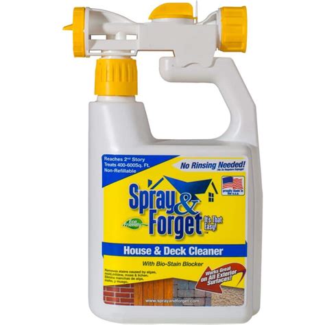 Spray & Forget House & Deck Cleaner commercials