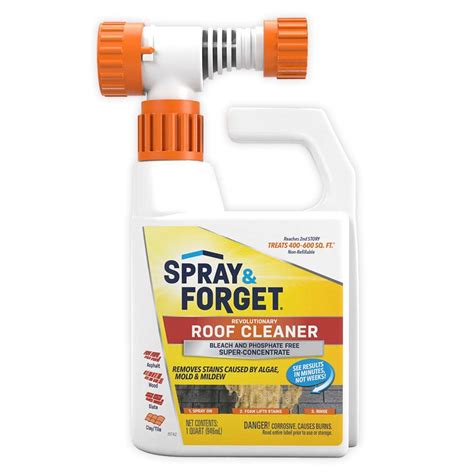Spray & Forget Revolutionary Roof Cleaner