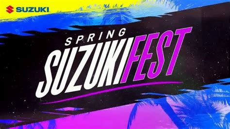 Spring Suzuki Fest TV Spot, 'Financing and Customer Cash'