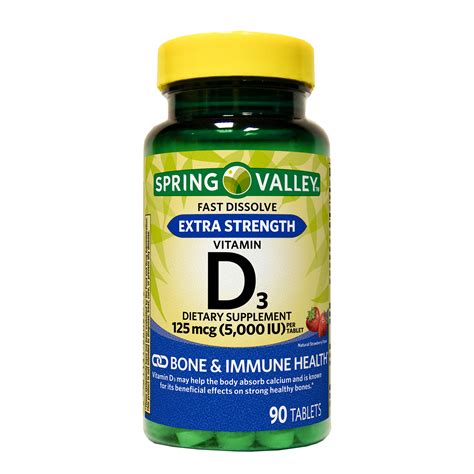 Spring Valley Vitamins D3 logo