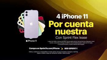 Sprint Unlimited TV Spot, 'Cuatro Apple iPhone 11'