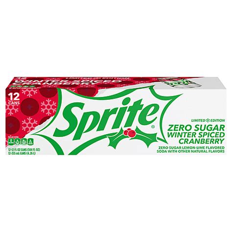 Sprite Zero Sugar Winter Spiced Cranberry