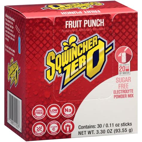 Sqwincher Fruit Punch Qwik Stik Tube logo