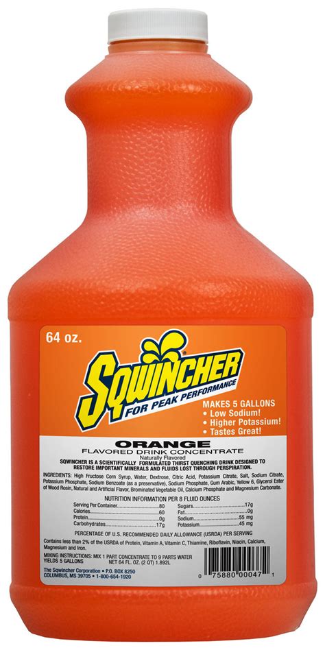 Sqwincher Sqwincher Lite Orange logo