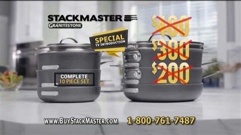 Stack Master by Granite Stone TV Spot, 'Stacks to Fit: Free Crisper Tray' created for Granite Stone
