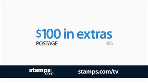 Stamps.com TV Commercial '100 Extras'