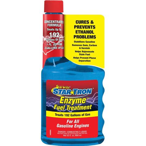 Star Brite Star Tron Enzyme Fuel Treatment for All Gas Engines logo