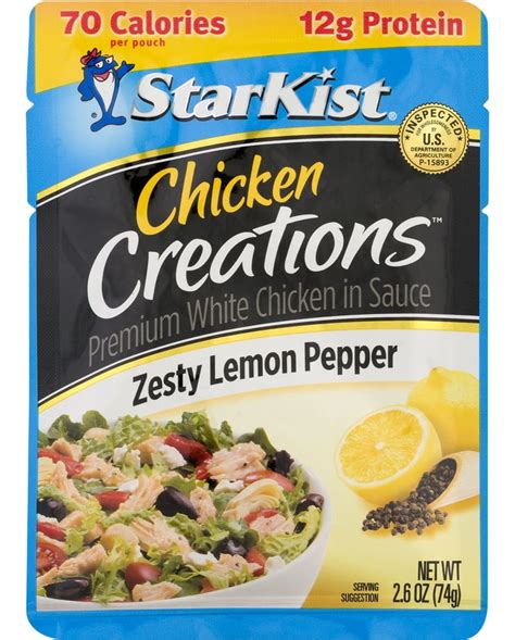 StarKist Chicken Creations Zesty Lemon Pepper logo