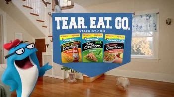 StarKist Creations Pouches TV Spot, 'Tear. Eat. Go.' featuring Katie McCarty
