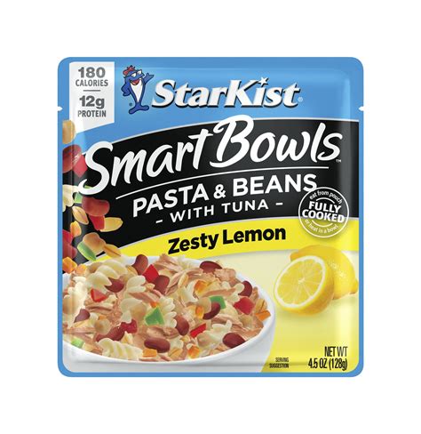 StarKist Smart Bowls Zesty Lemon Pasta & Beans with Tuna