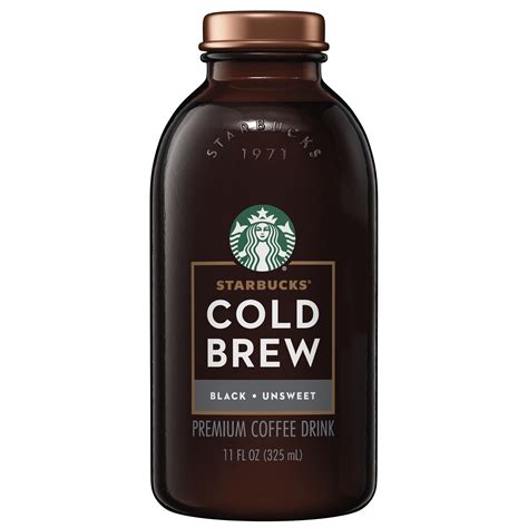 Starbucks (Beverages) Cold Brew, Black Unsweet