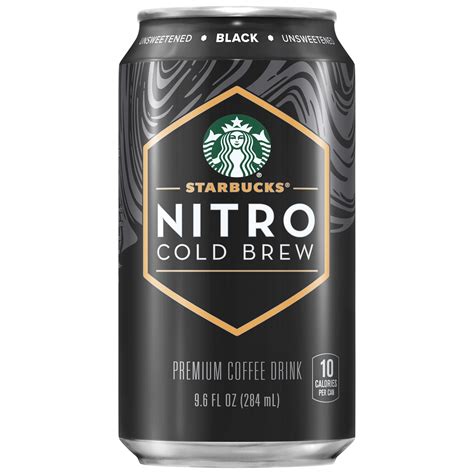 Starbucks (Beverages) Nitro Cold Brew Black Unsweetened