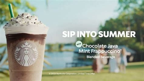 Starbucks Chocolate Java Mint Frappuccino TV commercial - Disfruta el verano a sorbos
