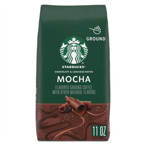 Starbucks Mocha Flavored Grounded Coffee Beans logo