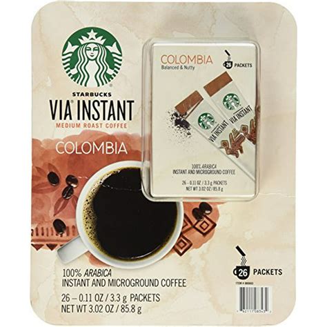 Starbucks VIA Instant Medium Roast Coffee Colombia