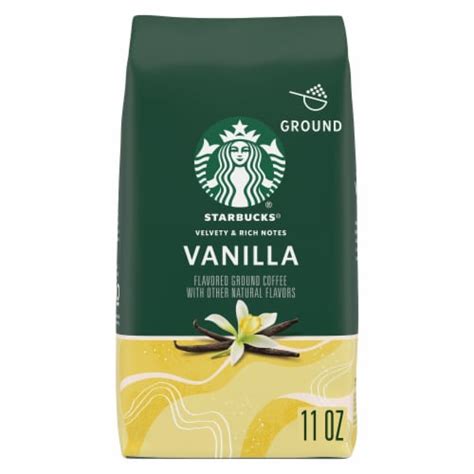 Starbucks Vanilla Flavored Grounded Coffee Beans logo