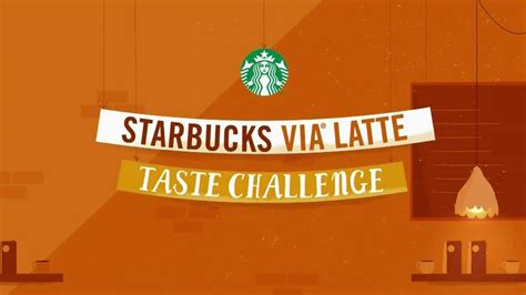 Starbucks Via Latte Taste Challenge TV commercial