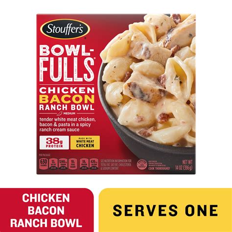 Stouffer's Bowl-Fulls Chicken Bacon Ranch Bowl