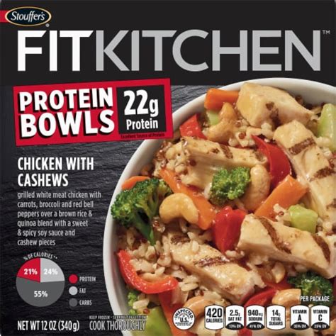 Stouffer's Fit Kitchen Bowls Chicken With Cashews commercials