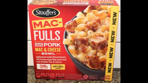 Stouffer's Mac-Fulls BBQ Pork Mac & Cheese Bowl commercials