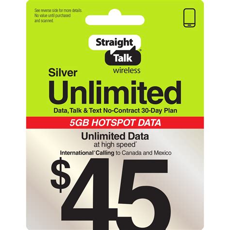 Straight Talk Wireless Silver Unlimited Plan