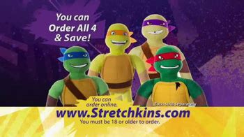 StretchKins Teenage Mutant Ninja Turtles TV Spot