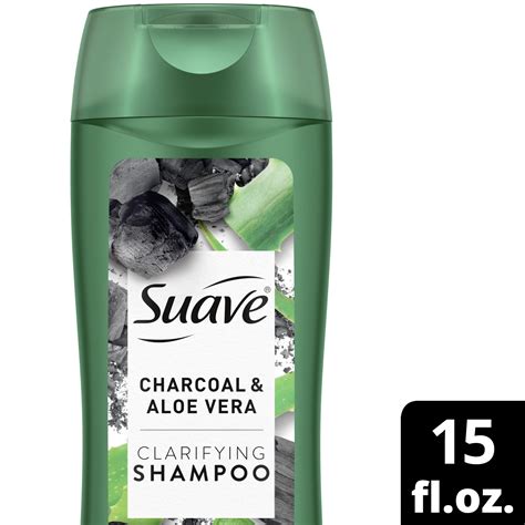 Suave (Hair Care) Charcoal and Aloe Vera Clarifying Shampoo logo